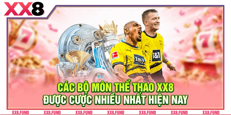Các bộ môn thể thao XX8 được cược nhiều nhất hiện nay