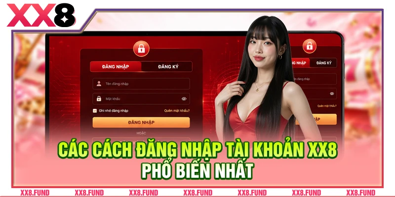 Các cách đăng nhập XX8 và truy cập tài khoản phổ biến nhất
